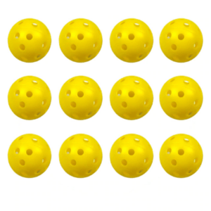 Plastové golfové tréninkové míčky žluté 12 kusů