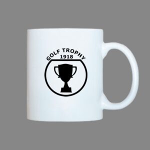 Golfový hrnek “Golf Trophy” bílý