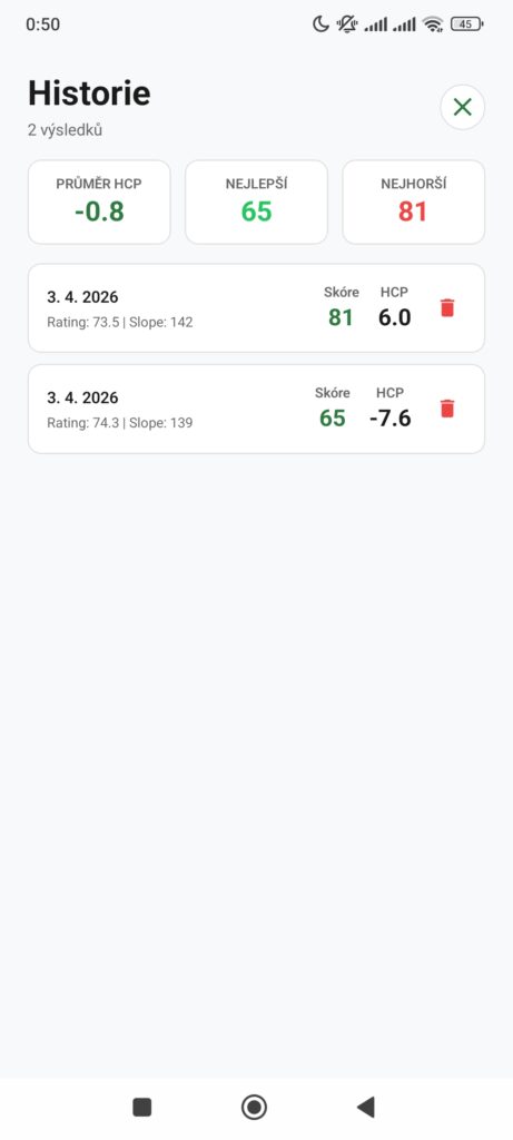 Android Golf App