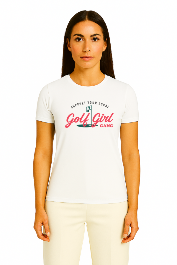 Dámské tričko GIRLS GOLF GANG bílé