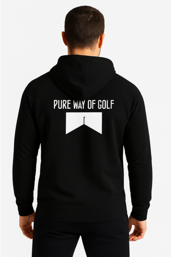 Mikina Pánská Černá - PURE WAY OF GOLF