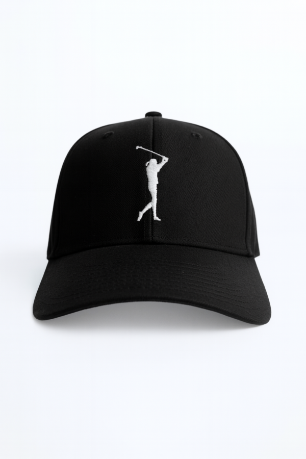 Golfová kšiltovka ANGX Golfer černá