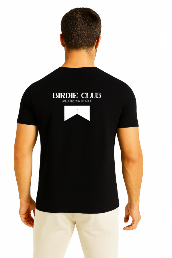 Golfové Tričko Černé pánské - Birdie Club